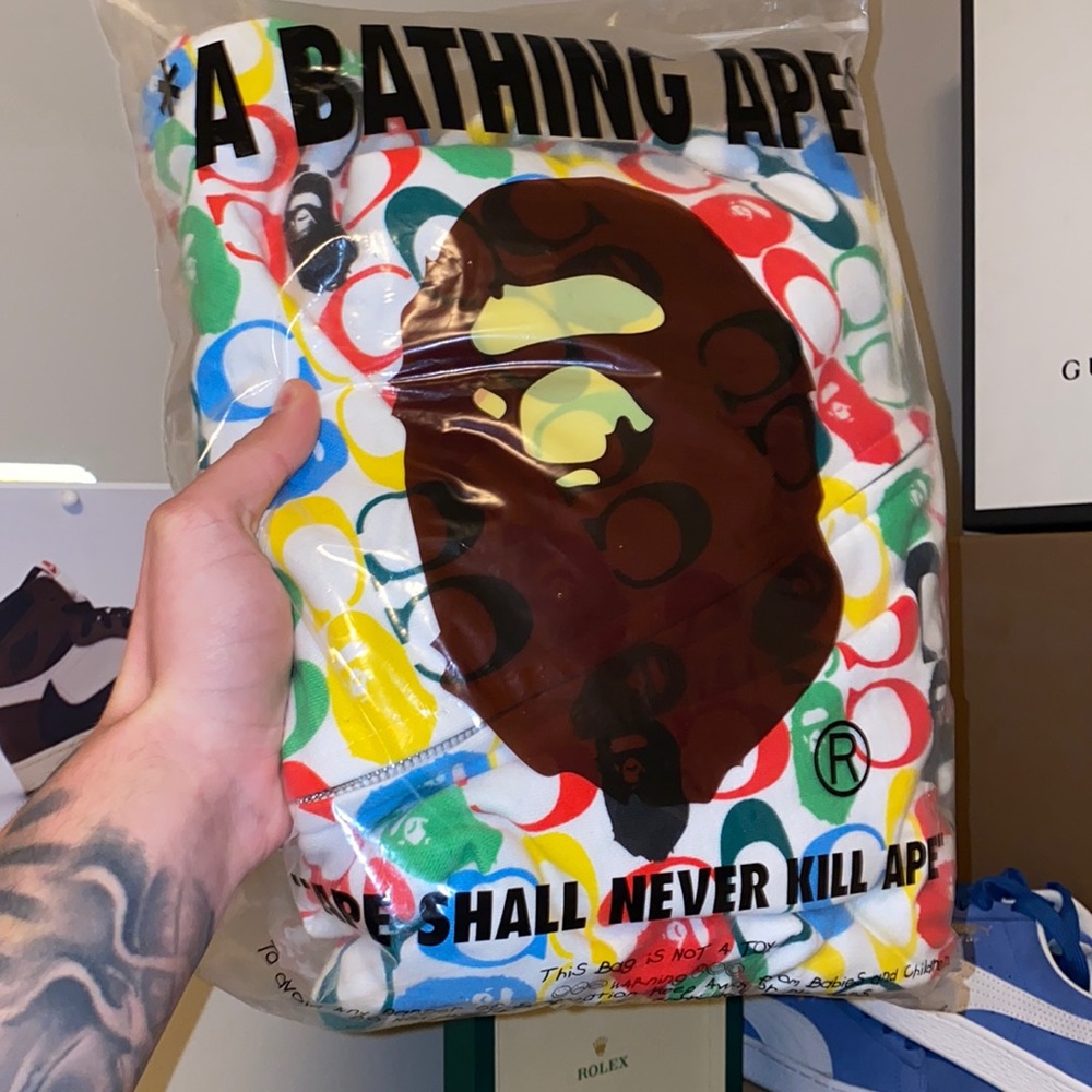 Bape X Coach hoodie collab.
